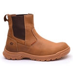 Bota Coturno Segurança EPI CA Gogowear 100% Couro ref Carbon Castor