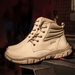 Bota Segurança EPI/C.A Gogowear 100% Couro ref GW24 Areia