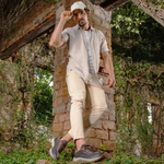 Tênis Adventure Masculino VIBRAM Gogowear 100% Couro ref Spock Low Cravo