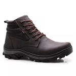 Bota Coturno Segurança EPI CA Gogowear 100% Couro ref Picker cor Café