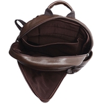 Mochila Gogowear em 100% Couro Legitimo cor Café Ref 2075