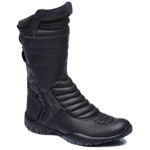 Bota Coturno Motociclista Cano Alto Gogowear 100% Couro ref Custom cor Preta