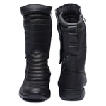 Bota Coturno Motociclista Cano Alto Gogowear 100% Couro ref Custom cor Preta