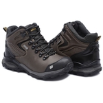Bota Coturno Adventure Impermeável Gogowear 100% Couro ref Trek100 cor Rato