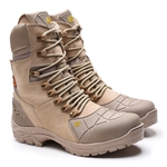 Bota Coturno Militar Impermeável Gogowear 100% Couro ref Garra Areia 