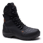 Bota Coturno militar Impermeável Gogowear 100% Couro ref Garra Preta