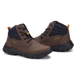 Bota COTURNO Segurança EPI/C.A Gogowear 100% Couro ref GW24 Musgo