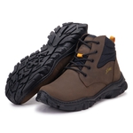 Bota COTURNO Segurança EPI/C.A Gogowear 100% Couro ref GW24 Musgo