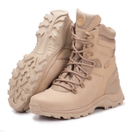 Bota Tático Militar Gogowear 100% Couro ref Interpol Areia 