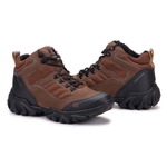 Bota Trilha Adventure Gogowear 100% Couro ref Intrunder Cravo