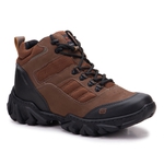 Bota Trilha Adventure Gogowear 100% Couro ref Intrunder Cravo