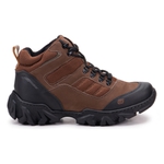 Bota Trilha Adventure Gogowear 100% Couro ref Intrunder Cravo