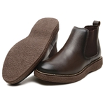 Bota Casual Masculina Gogowear 100% Couro ref Jhon Café 