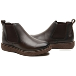 Bota Casual Masculina Gogowear 100% Couro ref Jhon Café 