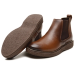 Bota Casual Masculina Gogowear 100% Couro ref Jhon Canela