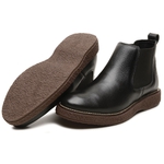 Bota Casual Masculina Gogowear 100% Couro ref Jhon Preto