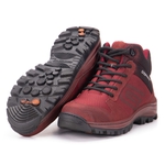 Bota Segurança EPI/C.A Gogowear Feminino 100% Couro ref Kiev High / Bordô