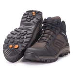 Bota Adventure Gogowear 100% Couro ref Kiev High Preto/Musgo 