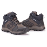 Bota Adventure Gogowear 100% Couro ref Kiev High Preto/Musgo 