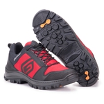Tênis Segurança EPI/C.A Gogowear 100% Couro ref Kiev Preto/Vermelho