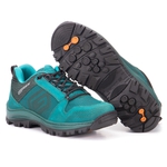 Tênis Segurança EPI/C.A Gogowear Feminino 100% Couro ref Kiev Turquesa