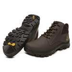 Bota Gogowear Para Eletricista 100% Couro com CA - Ref. KW2024 Café