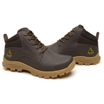 Bota Gogowear Para Eletricista 100% Couro com CA - Ref. KW2024 Café Sola Carambola