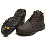 Bota Gogowear Para Eletricista 100% Couro com CA - Ref. KW2025 Café 