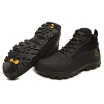 Bota Gogowear Para Eletricista 100% Couro com CA - Ref. KW2026 Emborrachado Grafite 