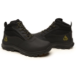Bota Gogowear Para Eletricista 100% Couro com CA - Ref. KW2026 Emborrachado Grafite 