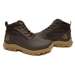 Bota Gogowear Para Eletricista 100% Couro com CA - Ref. KW2026 Café Sola Carambola 