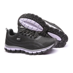 Tênis Masculino Gel Gogowear L21 Preto (Sola Cinza/Branco/Preto)