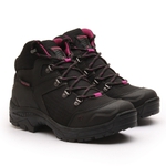 Bota Adventure Segurança Epi Gogowear Microfibra ref Mamute cor Preto c/ Rosa