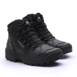 Bota Motorcycle Impermeável Gogowear VIBRAM 100% Couro ref Monster Preto