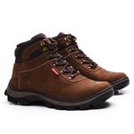 Bota Segurança EPI CA Gogowear 100% Couro ref Otan cor Cravo