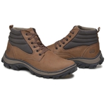 Bota Coturno Segurança EPI CA Gogowear 100% Couro ref Picker cor Cravo