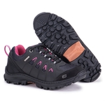 Tênis Anti-Torção Feminina Cano Baixo Segurança EPI CA Gogowear 100% Couro ref Pulse Preto