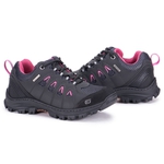 Tênis Anti-Torção Feminina Cano Baixo Segurança EPI CA Gogowear 100% Couro ref Pulse Preto