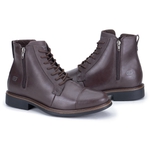 Bota Casual Masculina Gogowear 100% Couro ref Quebec Mogno