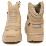 Bota Coturno Motociclista 100% Impermeável Gogowear 100% Couro ref Route Water Areia