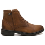 Bota Casual Masculina Gogowear 100% Couro ref Royal Café