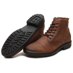 Bota Casual Masculina Gogowear 100% Couro ref Royal Conhaque