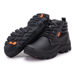 Bota Segurança EPI CA Gogowear Couro ref RP2020 Cano Alto cor Preto