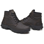 Bota Segurança EPI CA Gogowear 100% Couro ref Safe cor Café