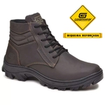 Bota Segurança EPI CA Gogowear 100% Couro ref Safe cor Café