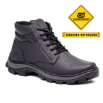 Bota Segurança EPI CA Gogowear 100% Couro ref Safe cor Preto