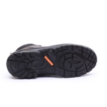 Bota Motorcycle Gogowear 100% Couro ref Shadow Preto - Preto - Laranja