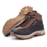 Bota Adventure Masculina VIBRAM Gogowear 100% Couro ref Spock Cravo