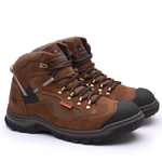 Bota Coturno Adventure Gogowear 100% Couro ref Supra cor Cravo