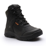 Bota Coturno Militar com C.A Gogowear 100% Couro ref Swat Preto